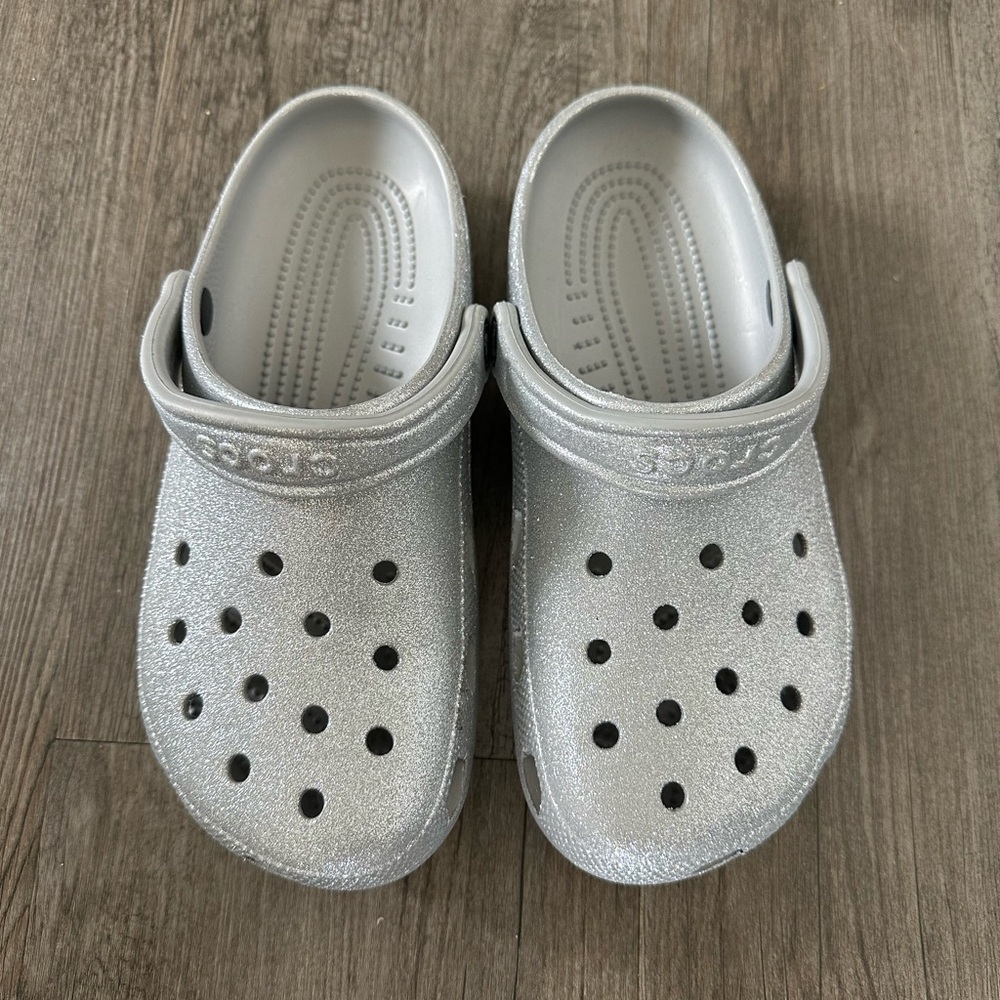 Glitter crocs